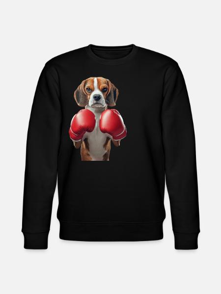Beagle - Stanley/Stella Unisex Bio-Sweatshirt CHANGER  - Schwarz