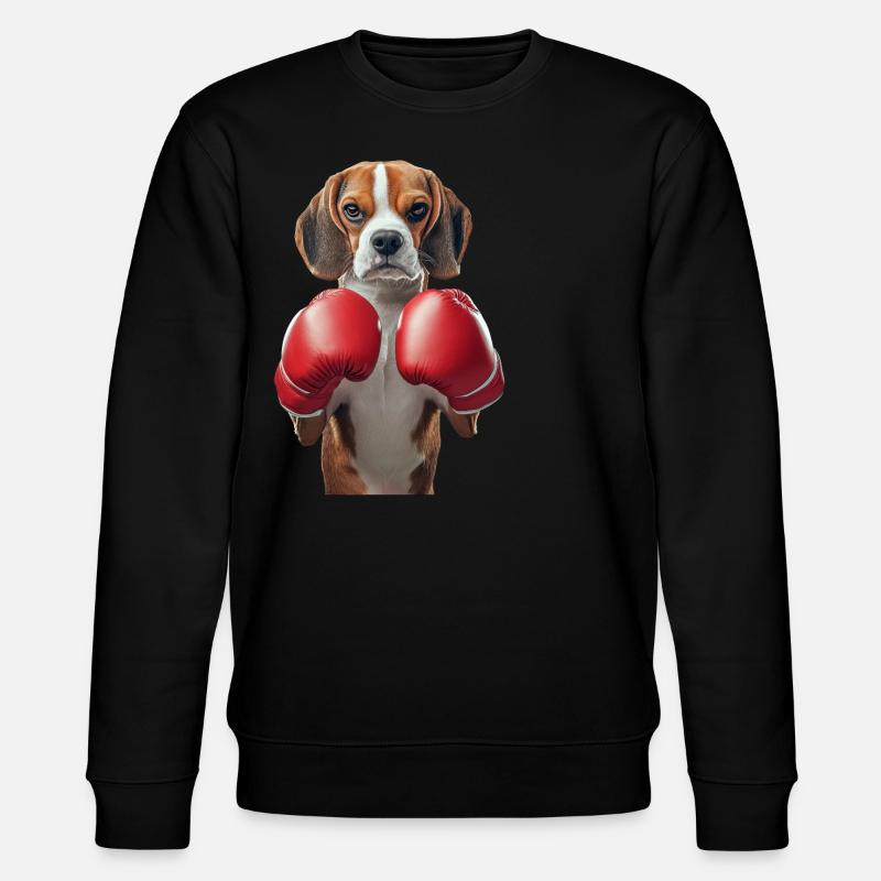 Beagle - Stanley/Stella Unisex Bio-Sweatshirt CHANGER  - Schwarz