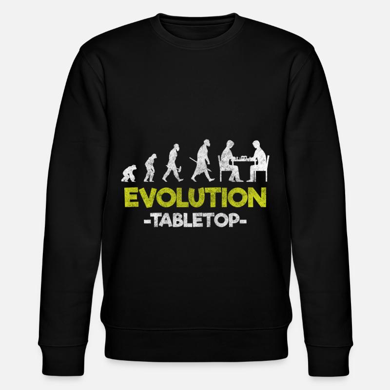 Tabletop Spieleabend Gewinner - Stanley/Stella Unisex Bio-Sweatshirt CHANGER  - Schwarz