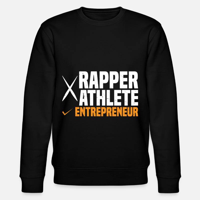Rapper Athlete Entrepreneur 58 - Stanley/Stella CHANGER Unisex Organic Sweatshirt - black