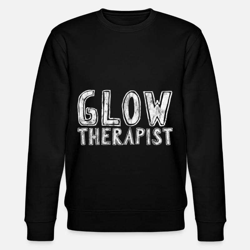 Glow Therapist 4 - Stanley/Stella CHANGER Unisex Organic Sweatshirt - black
