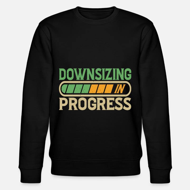 Downsizing In Progress 20 - Stanley/Stella Unisex Bio-Sweatshirt CHANGER  - Schwarz