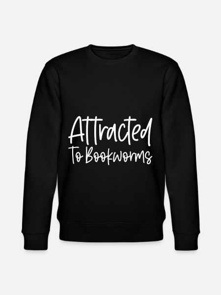 Attracted To Bookworms - Stanley/Stella CHANGER Unisex Organic Sweatshirt - black