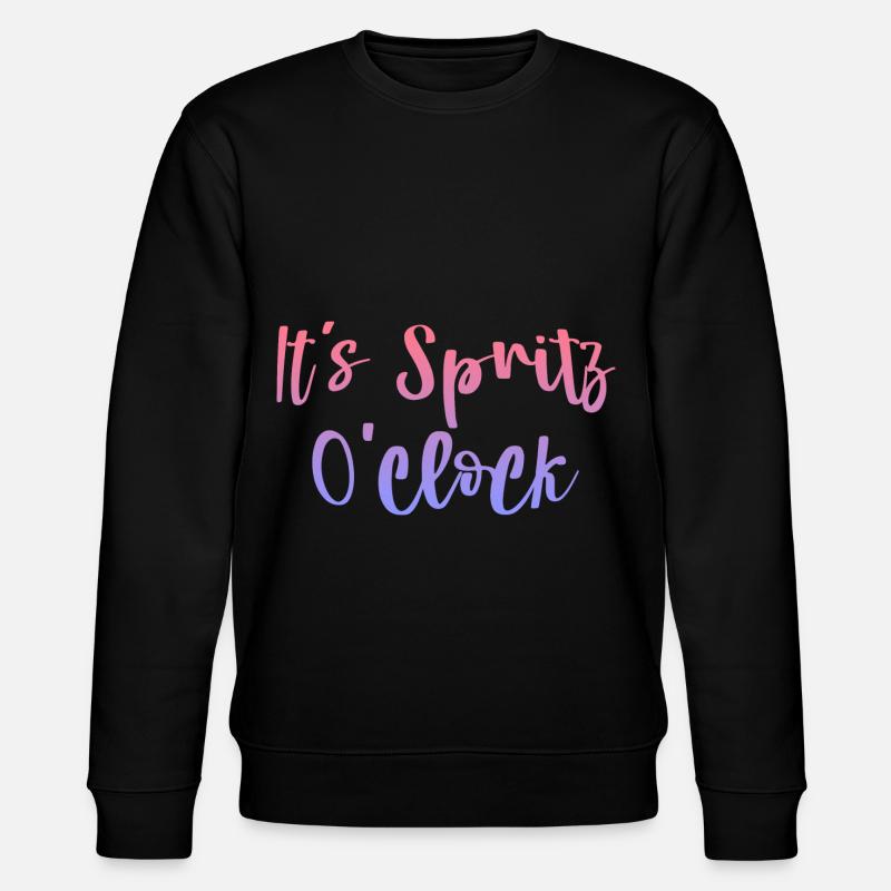 It's Spritz O'clock - Stanley/Stella CHANGER Unisex Organic Sweatshirt - black