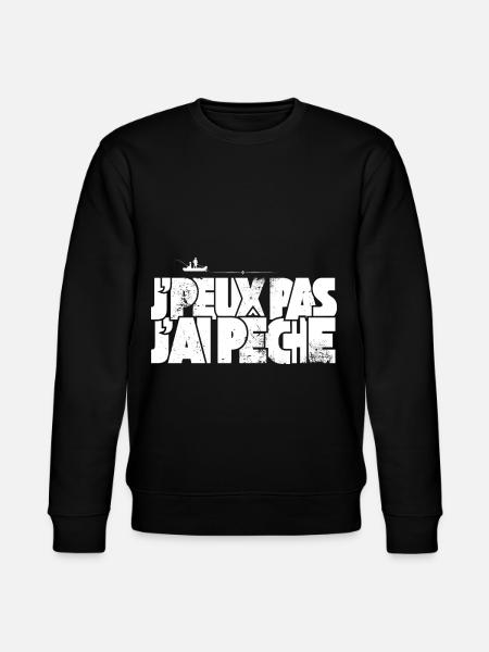J'peux pas j'ai Pêche - Sweat bio CHANGER Stanley/Stella Unisexe - noir