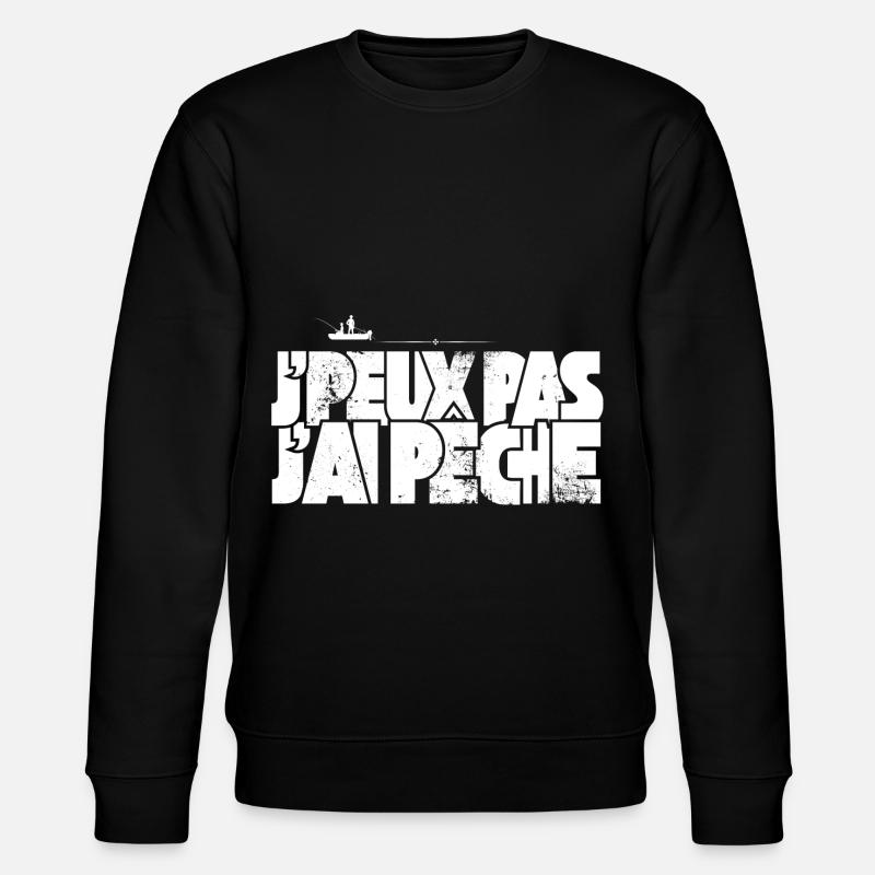 J'peux pas j'ai Pêche - Sweat bio CHANGER Stanley/Stella Unisexe - noir