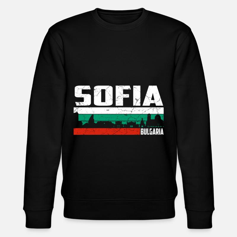 Sofia Bulgaria - Stanley/Stella CHANGER Unisex Organic Sweatshirt - black