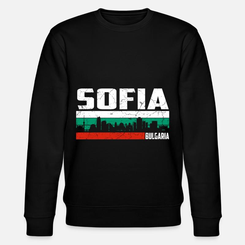 Sofia Bulgaria - Stanley/Stella CHANGER Unisex Organic Sweatshirt - black
