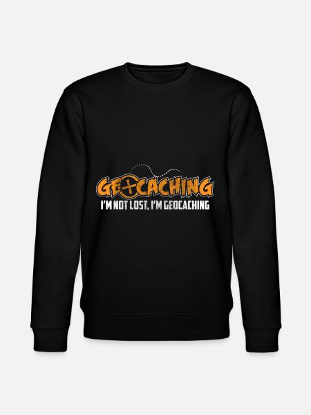 Geocache Caching Nature - Stanley/Stella CHANGER Unisex Organic Sweatshirt - black