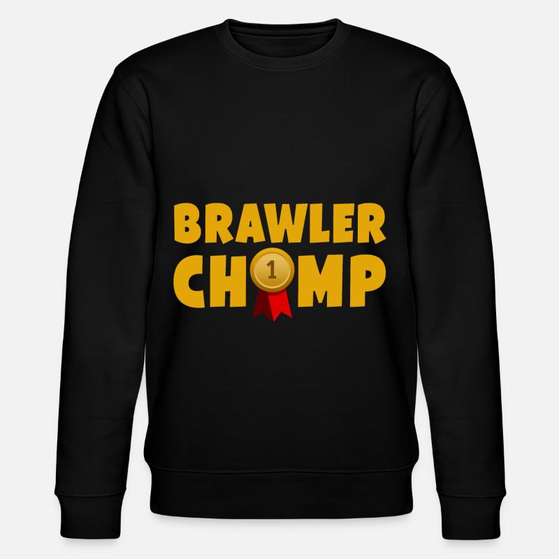 Brawler Champ - Stanley/Stella Unisex Bio-Sweatshirt CHANGER  - Schwarz