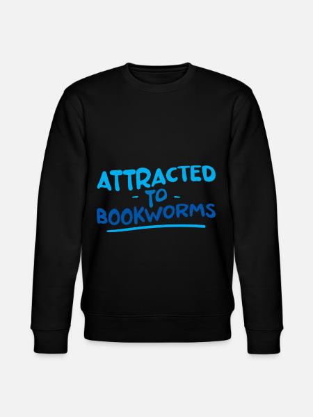 Attracted To Bookworms 4 - Stanley/Stella CHANGER Unisex Organic Sweatshirt - black