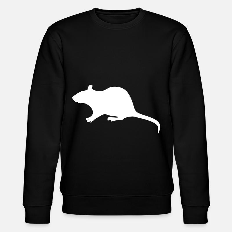 Ratte - Stanley/Stella Unisex Bio-Sweatshirt CHANGER  - Schwarz