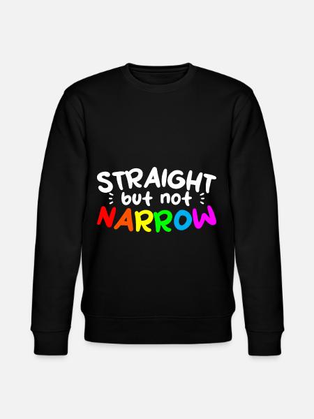 Straight But Not Narrow 4 - Stanley/Stella CHANGER Unisex Organic Sweatshirt - black