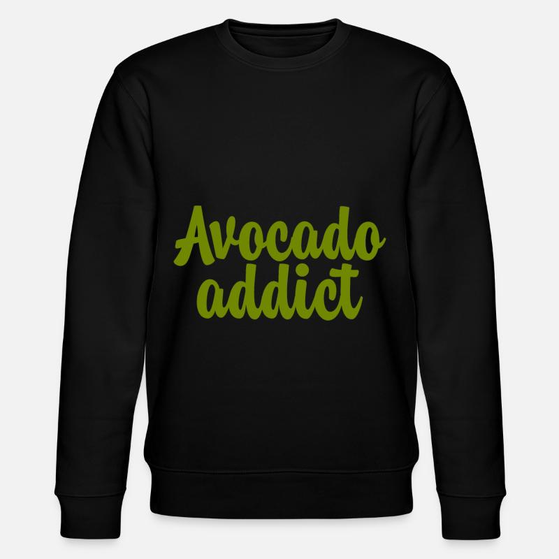 Avocado Addict - Stanley/Stella Unisex Bio-Sweatshirt CHANGER  - Schwarz