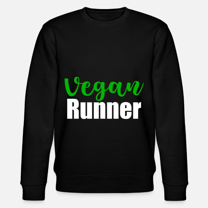 Vegan Runner - Stanley/Stella Unisex Bio-Sweatshirt CHANGER - Schwarz