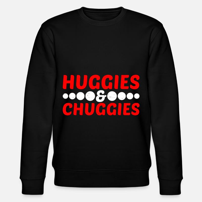 Huggies ' Chuggies 26 - Stanley/Stella CHANGER Unisex Organic Sweatshirt - black