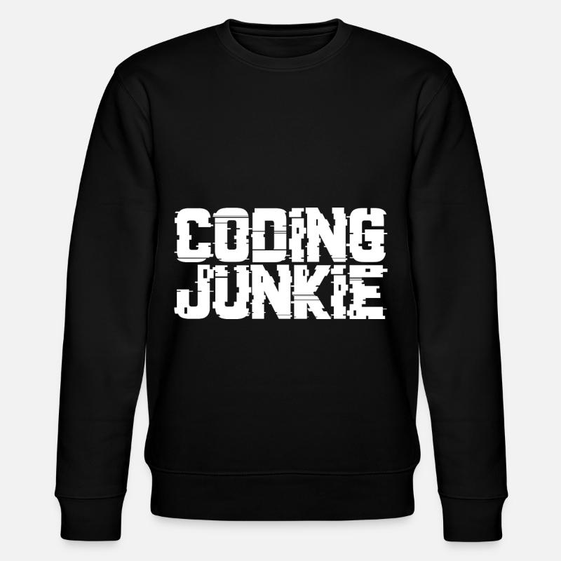 Drogué du codage - Sweat bio CHANGER Stanley/Stella Unisexe - noir