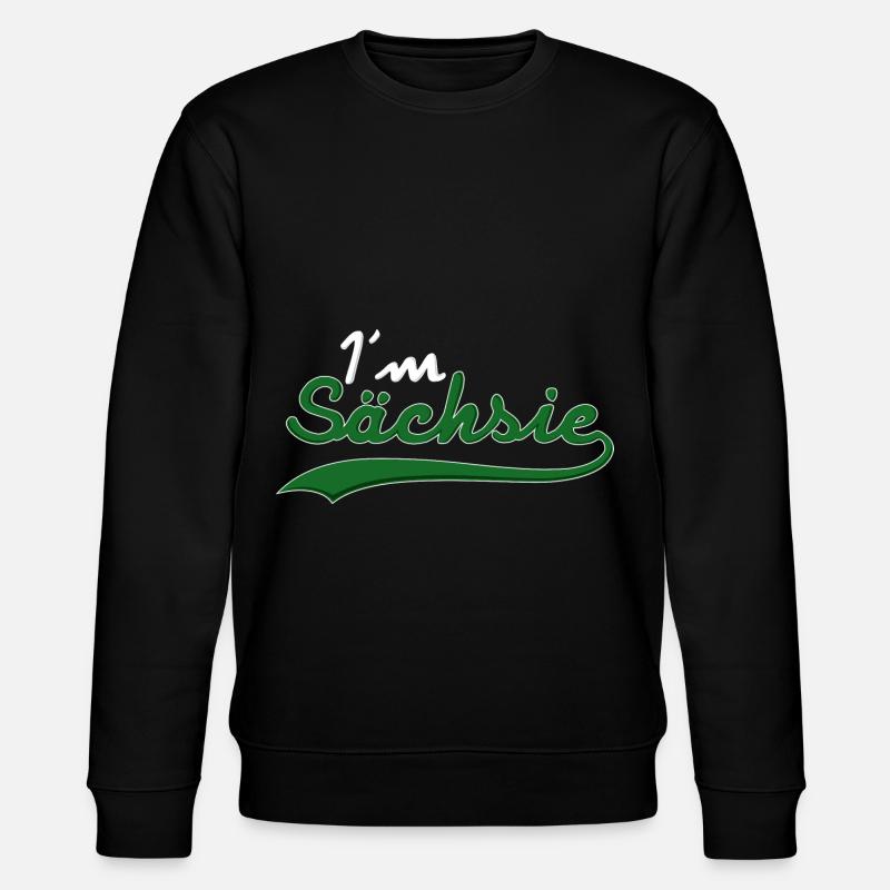 Im Sexy Sächsie Sachsen - Stanley/Stella Unisex Bio-Sweatshirt CHANGER - Schwarz