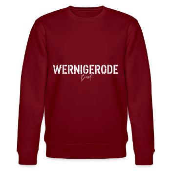 Wernigerode Bunt - Sweat bio CHANGER Stanley/Stella Unisexe - bordeaux - Devant - Nik (191cm) & Marisol (170cm)