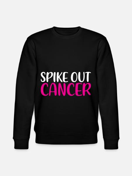 Spike Out Cancer - Stanley/Stella CHANGER Unisex Organic Sweatshirt - black