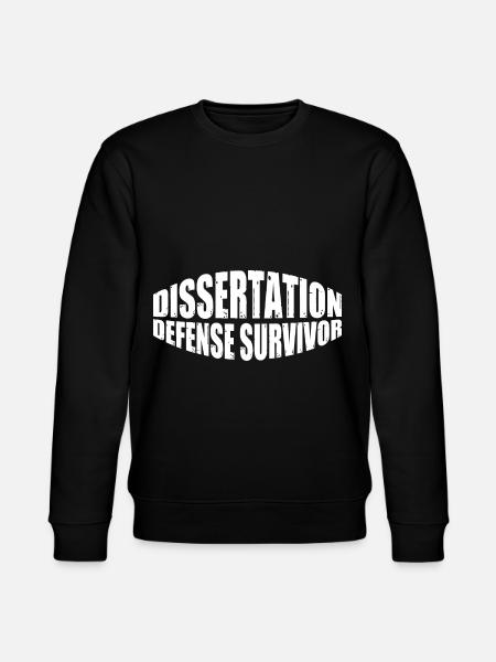 Dissertation Defense Survivor 10 - Stanley/Stella Unisex Bio-Sweatshirt CHANGER  - Schwarz