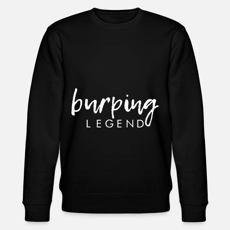 Burping Legend 2 - Stanley/Stella CHANGER Unisex Organic Sweatshirt - black