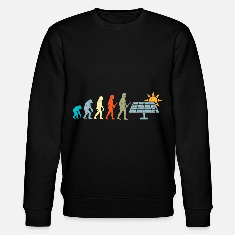 PV Solar Evolution - Stanley/Stella Unisex Bio-Sweatshirt CHANGER  - Schwarz