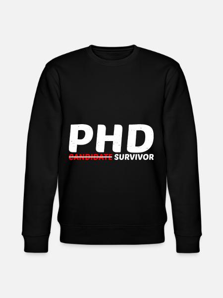 PhD Candidate Survivor 11 - Stanley/Stella CHANGER Unisex Organic Sweatshirt - black