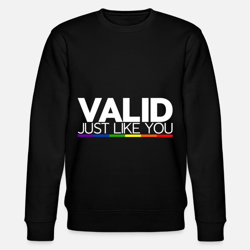 Valid Just Like You - Stanley/Stella CHANGER Unisex Organic Sweatshirt - black