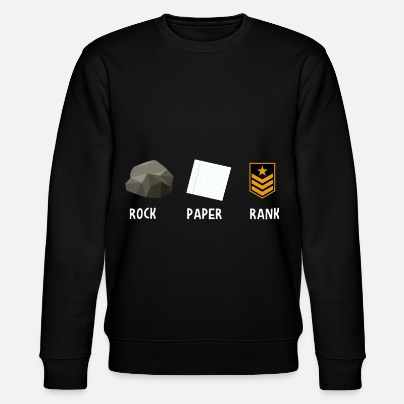 Classement du papier Rock - Sweat bio CHANGER Stanley/Stella Unisexe - noir