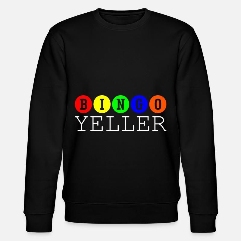 Bingo Yeller - Stanley/Stella Unisex Bio-Sweatshirt CHANGER  - Schwarz