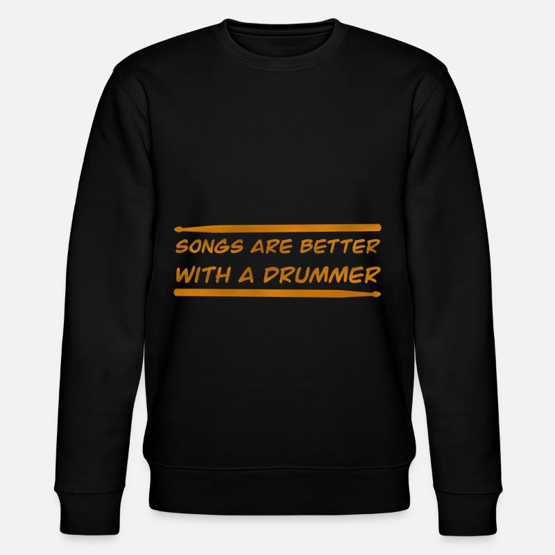 Batteur batterie percussions batterie Svehen - Sweat bio CHANGER Stanley/Stella Unisexe - noir
