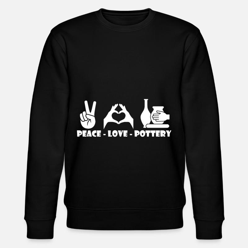 Poterie et poterie - Sweat bio CHANGER Stanley/Stella Unisexe - noir