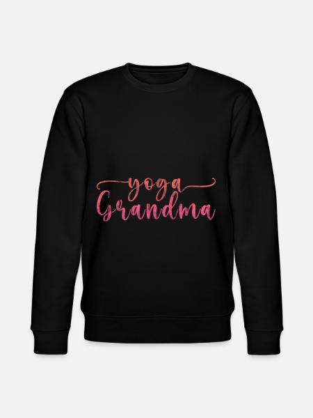 Yoga Grandma 3 - Stanley/Stella CHANGER Unisex Organic Sweatshirt - black