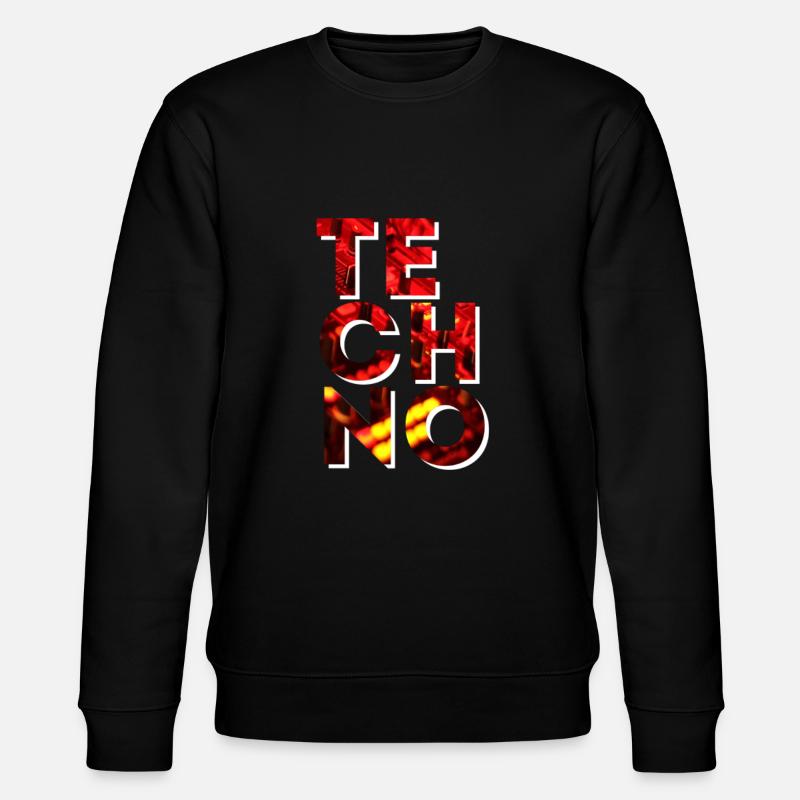 TECHNO - Stanley/Stella CHANGER Unisex Organic Sweatshirt - black