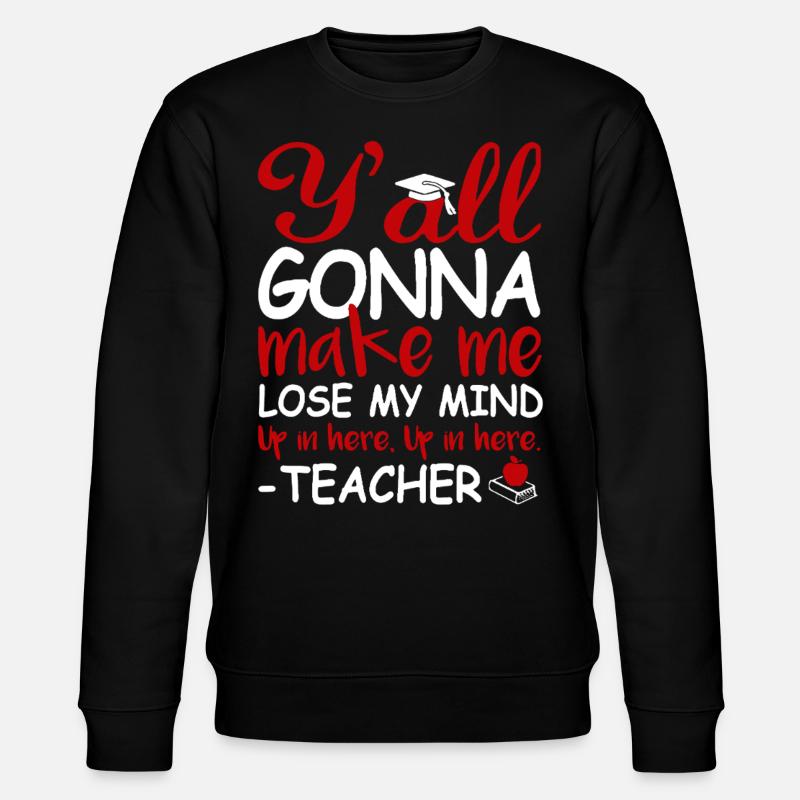I am A Teacher - Stanley/Stella CHANGER Unisex Organic Sweatshirt - black