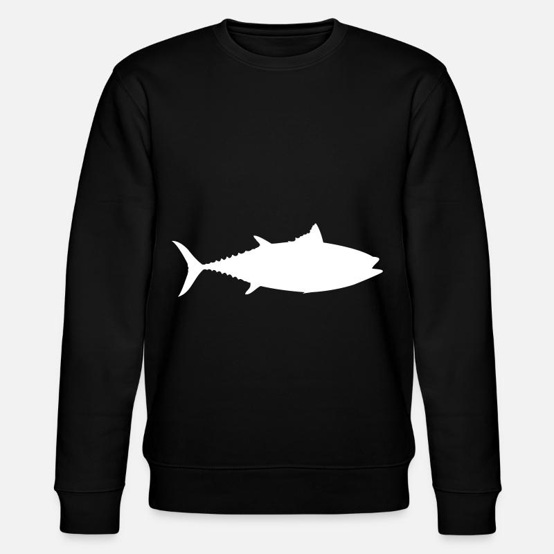 Fisch - Stanley/Stella Unisex Bio-Sweatshirt CHANGER  - Schwarz