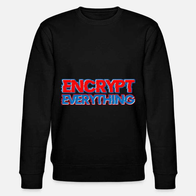 Encrypt Everything 5 - Stanley/Stella CHANGER Unisex Organic Sweatshirt - black