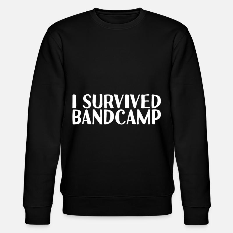 I Survived Bandcamp - Stanley/Stella CHANGER Unisex Organic Sweatshirt - black