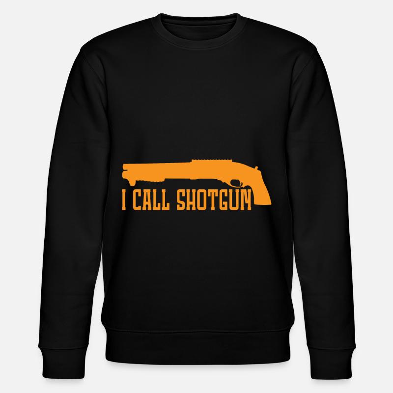 I Call Shotgun 8 - Stanley/Stella Unisex Bio-Sweatshirt CHANGER  - Schwarz