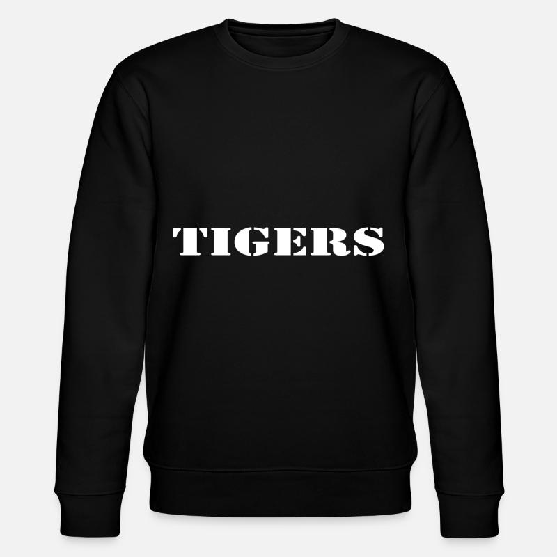 Tiger - Stanley/Stella Unisex Bio-Sweatshirt CHANGER  - Schwarz