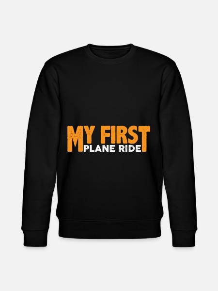 My First Plane Ride 57 - Stanley/Stella CHANGER Unisex Organic Sweatshirt - black