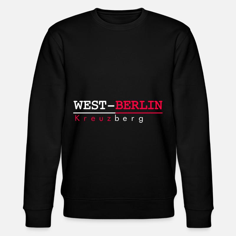 Berlin Kreuzberg - Stanley/Stella Unisex Bio-Sweatshirt CHANGER  - Schwarz