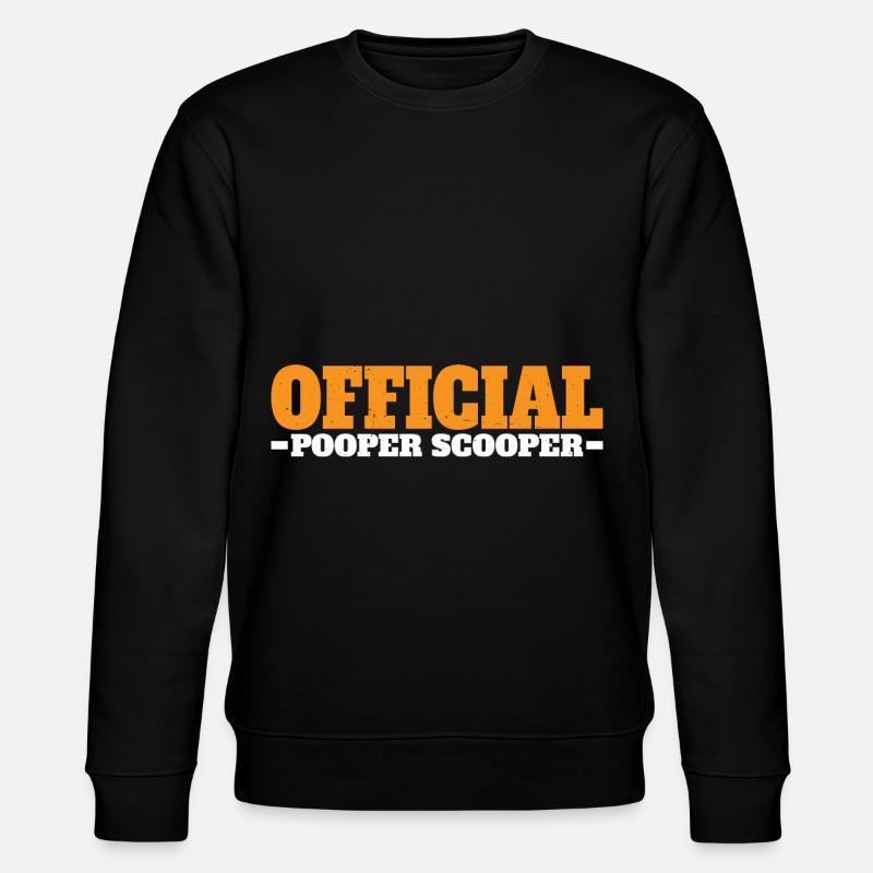 Official Pooper Scooper 33 - Stanley/Stella CHANGER Unisex Organic Sweatshirt - black