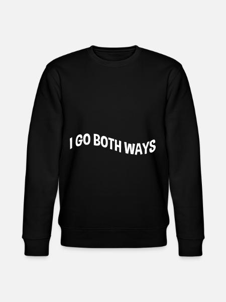 I Go Both Ways - Stanley/Stella Unisex Bio-Sweatshirt CHANGER  - Schwarz