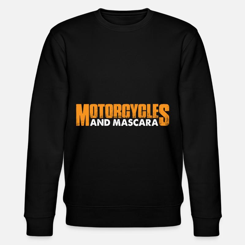 Motorcycles And Mascara 4 - Stanley/Stella CHANGER Unisex Organic Sweatshirt - black