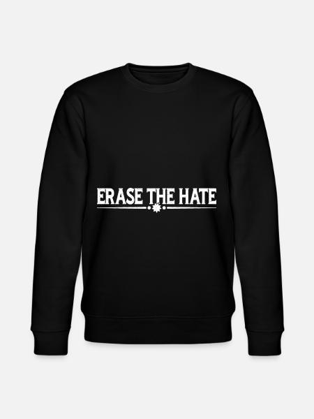 Erase the Hate 7 - Stanley/Stella CHANGER Unisex Organic Sweatshirt - black