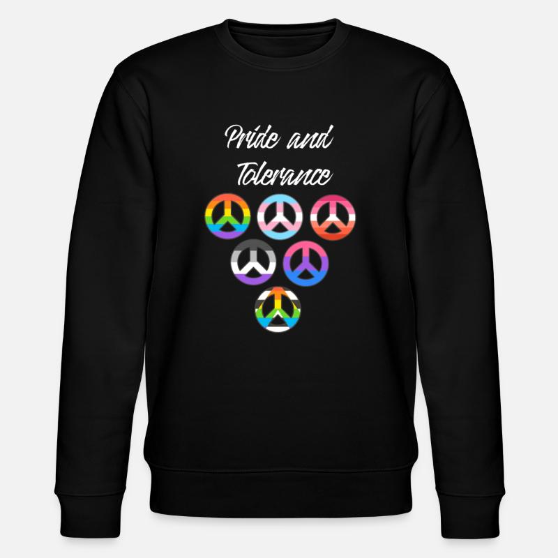 Pride and tolerance lgbt - Stanley/Stella CHANGER Unisex Organic Sweatshirt - black