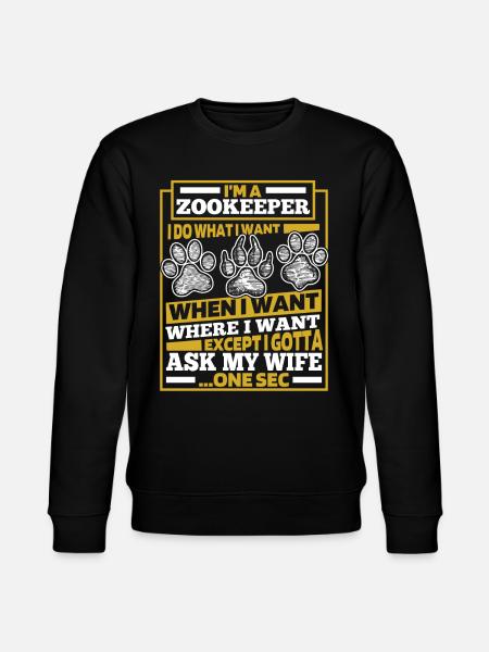 Zookeeper Zookeeper - Stanley/Stella CHANGER Unisex Organic Sweatshirt - black