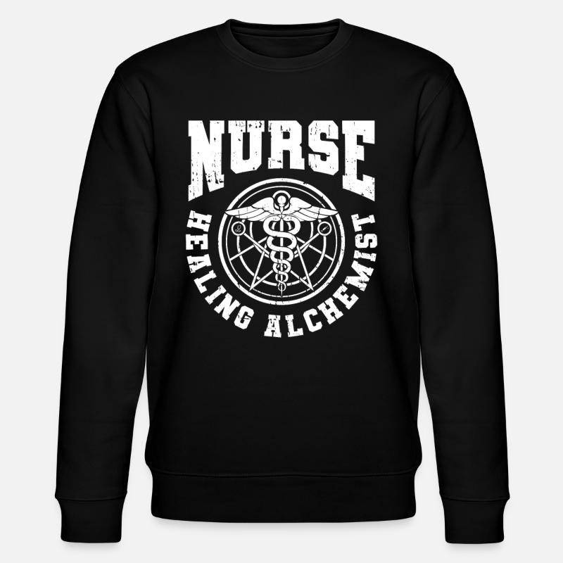 Krankenschwester Alchimie - Stanley/Stella Unisex Bio-Sweatshirt CHANGER  - Schwarz
